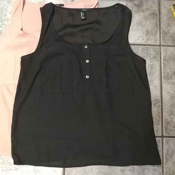 F21 semi sheer tank top size small - Picture 2 of 5